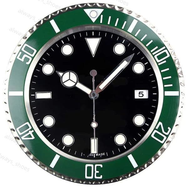 Super Silent Luxury Metal Modern Design Large Wall Watch Home Stainless Steel Luminous Clock The Date Will Work X0726 T260514