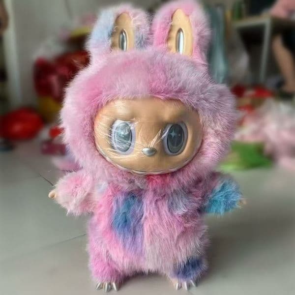 38cm archangel leader vinyl doll plush toy doll tide play doll Hot Sale new labubu Have A Seat Series Pendant Gift Blind Box Toys birthday gift C251215