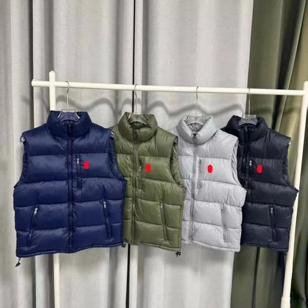 Polo Vest Polo Jacket Mens Body Warmer men designer Horse Embroidery Zipper White Duck Down Veste Sans Manche Polo Puffer Vest Designer Mens Gilet Men Vest Bodywarmer