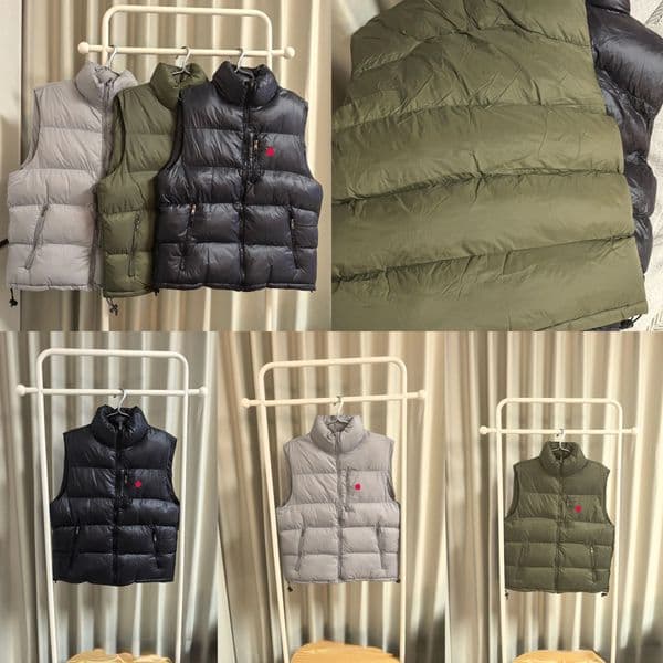Men's Down Designer Down Luxury High Quality American Style Stand-up Collar Cotton Jacket waistband Autumn And Winter