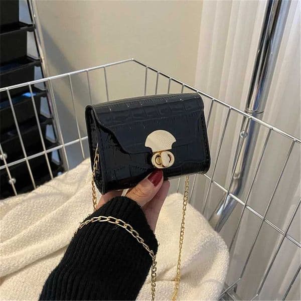 New Woman Pu Crossbody Bag Korean Style Fashion Girl Coin Purse Solid Color Casual Small Square Bag Handbag Mini Coin Purse L250926