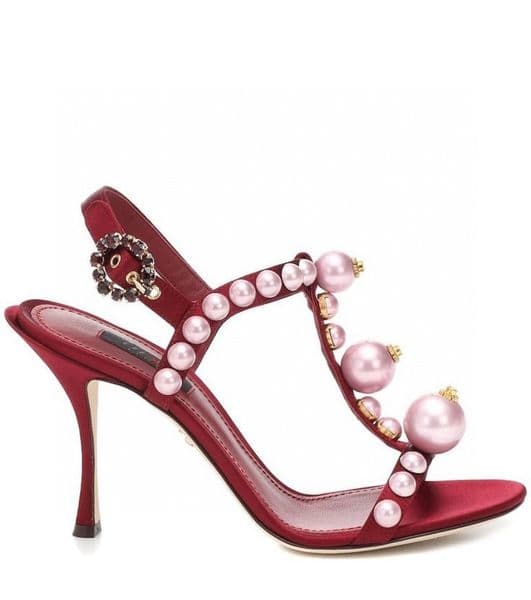 Fashionable Luxury Pearl High Heeled Loafers for Women Featuring Stylish Stones Available in Multiple Z260521