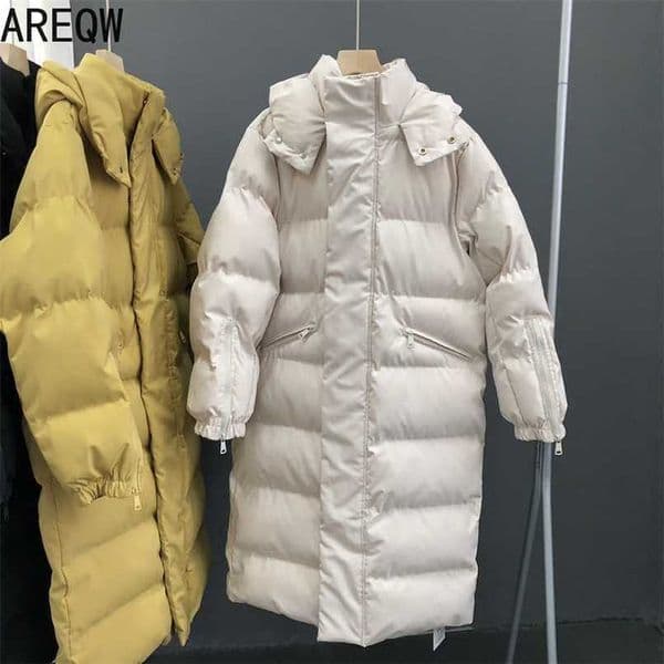 Women Winter Coat Parkas Korean Coats High Quality Thick Long Parkas 211108
