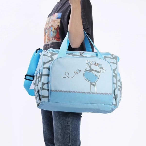 Fashionable embroidered large capaci single shoulder mommy bag multifunctional diagonal diaper bag mother and baby bagXJ250928