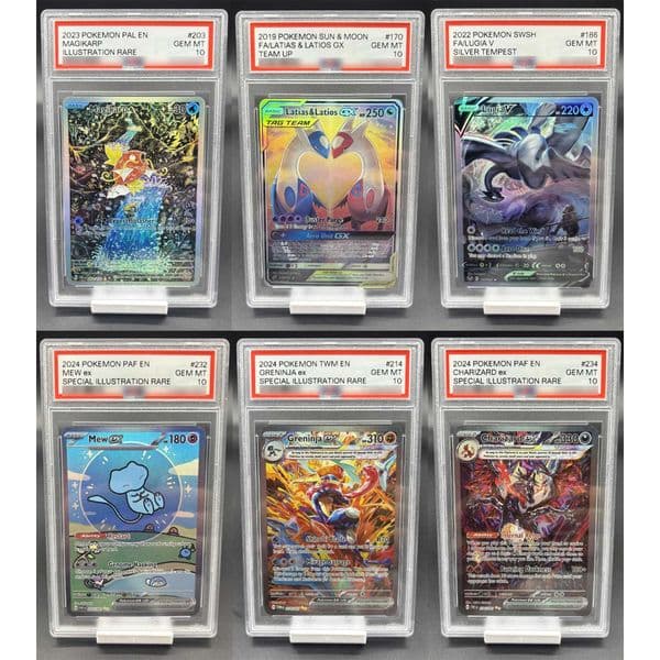 2026 New Diy Lugia Giratina Magikarp Mew 10Points Card Latios Game Anime Collection Cards Gift Toy L250928v9i1 Designer