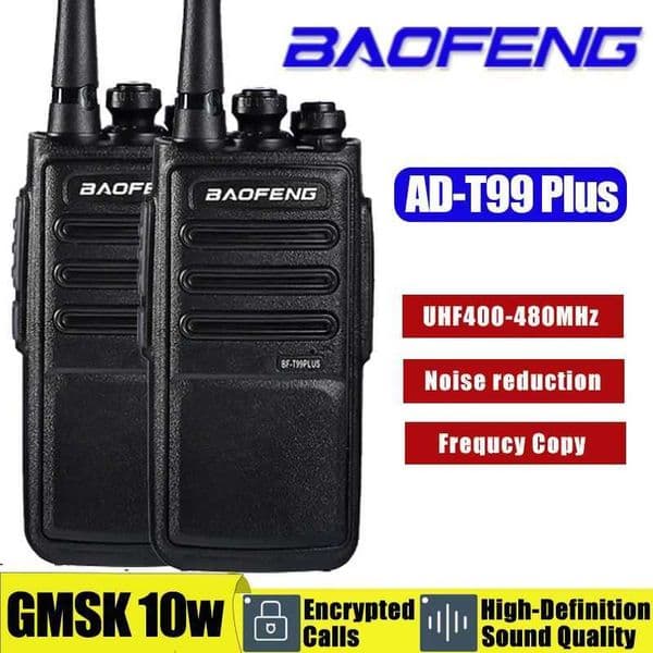 Baofeng ADT99 Plus GMSK Walkie Talkie AI Noise Reduction Updated Encrypted Calls FM Wireless Frequency Copy TypeC UHF RadiosXJ250928