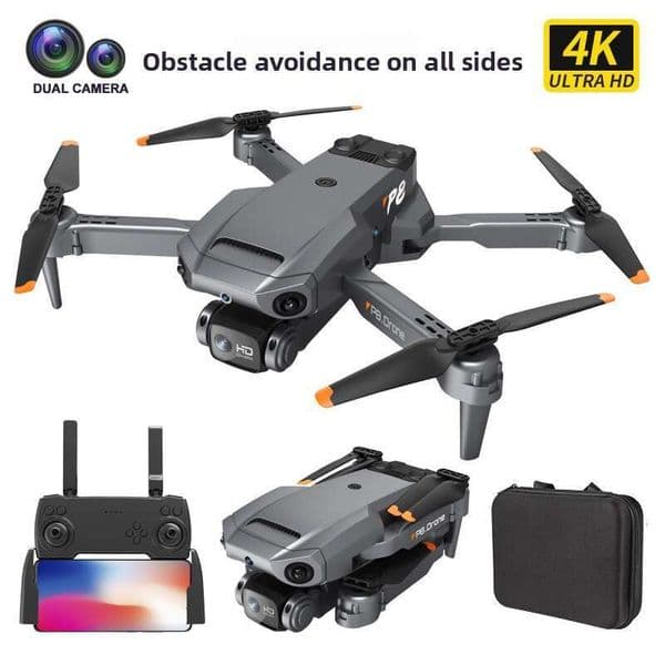 360°Four-Way Obstacle Avoidance Folding Drone Optical Flow ESC Dual Camera HD Aerial Photography Quadcopter