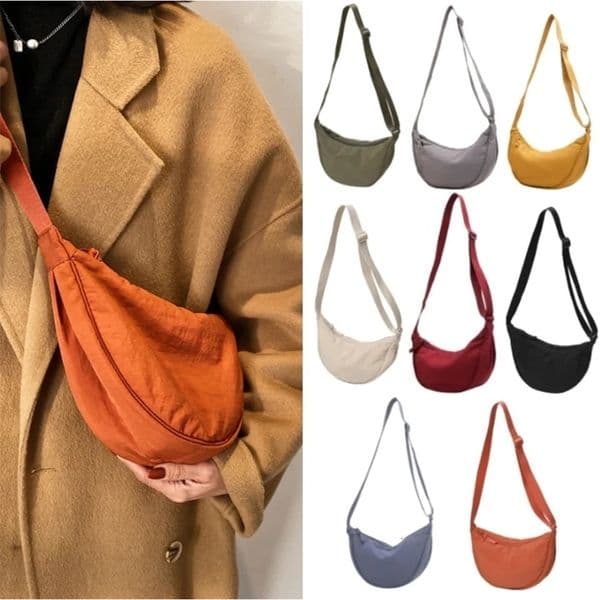 Casual Nylon Hobos Crossbody Bag for Women Shoulder Bags Large Capacity Tote Lady Travel Shopper Female Purses 2024 240822Z
