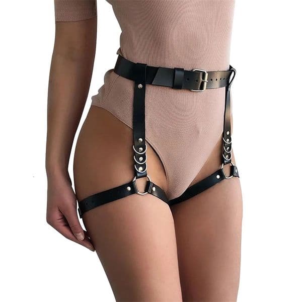 Sexy Products Leather Pants Clothing Set BDSM Binding Clothing 241217bj