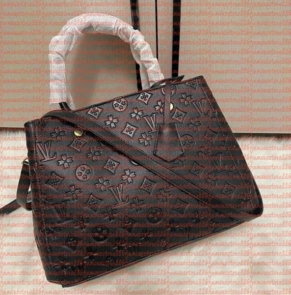 Designer Luxury Satchel Messenger Women Shoulder Bag Handbag Leather Strim Handles with Shoulder Strap Crossbody Bag Purse Handbags Female backpack Evening Bags
