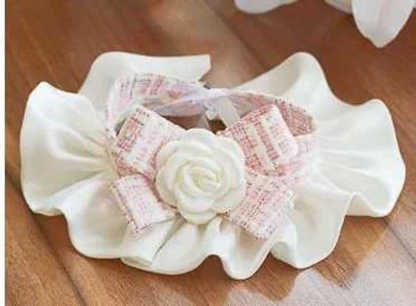 Luxurious Luxury Bibs Collar Cute Puppy Decoration Cat Kindergarten Shawl Student Bowknot Princess Style Cape Pet Supplies Dog Scarf14 D250929