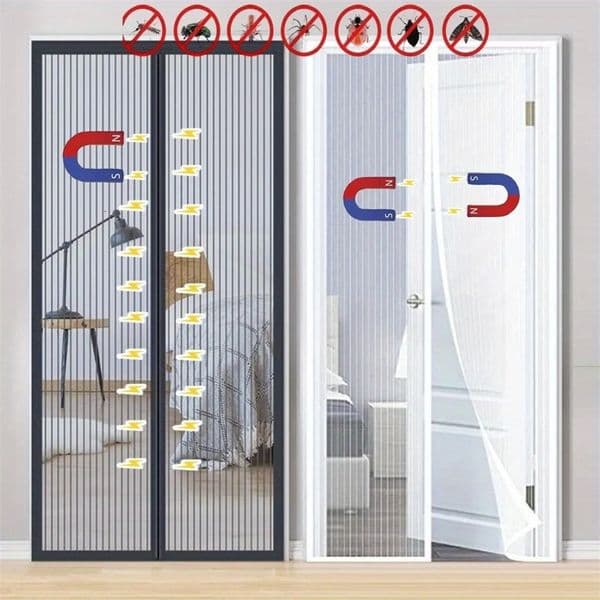 Anti-Mosquito Doors Screen Net Summer Automatic Closing Magnetic Mosquito Net Invisible Door Mesh Anti Bug Fly Partition Curtain 250611bj
