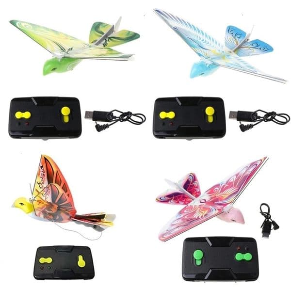 2.4G Electric Eagle Remote Control Bionic Bird Flying Wing Flapping Simulation Bird Toy Gift for Children Kids 250324