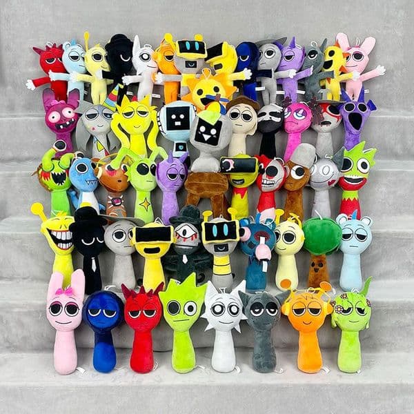Sprunki Plush rhythm box new game peripheral plush toys in stock