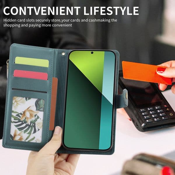 Durable PU Leather Phone Stand with Folding Design for Enhanced Safety