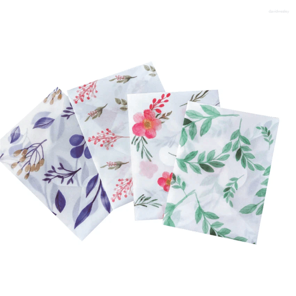 Gift Wrap 10pcs/pack Four Seasons Plant Sulfuric Acid Paper Envelope Vintage Watercolor Oil Painting Handmade Party Favor