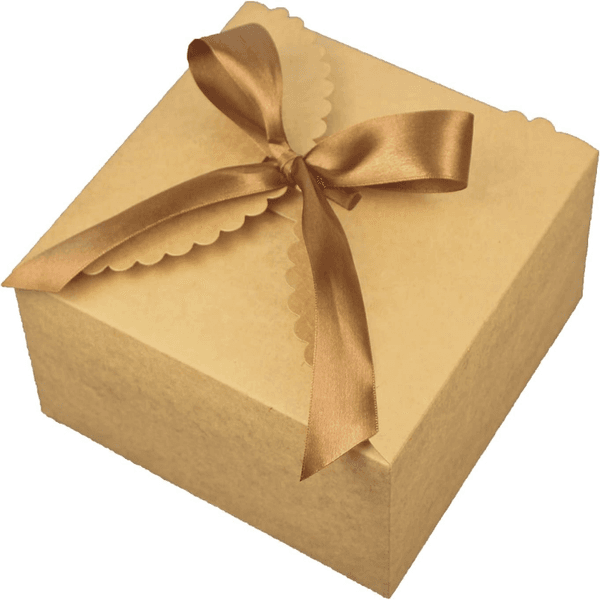 Large-sized premium cowhide paperbox, bulk packaging with a lid suitable for gifting graduation ceremonies anniversaries birthday parties Father's Dayand more