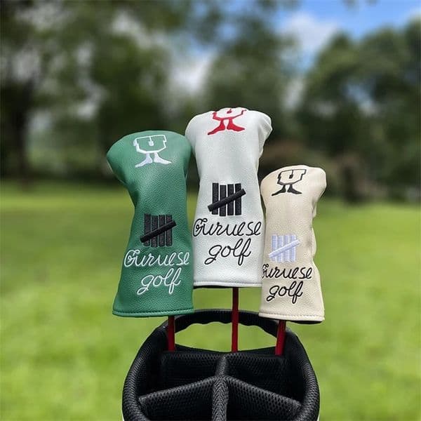 2026 New Fashion outdoor Golf Club #1 #3 #5 Wood Headcovers Driver Fairway Woods Cover PU Leather Head Covers Free Shipping