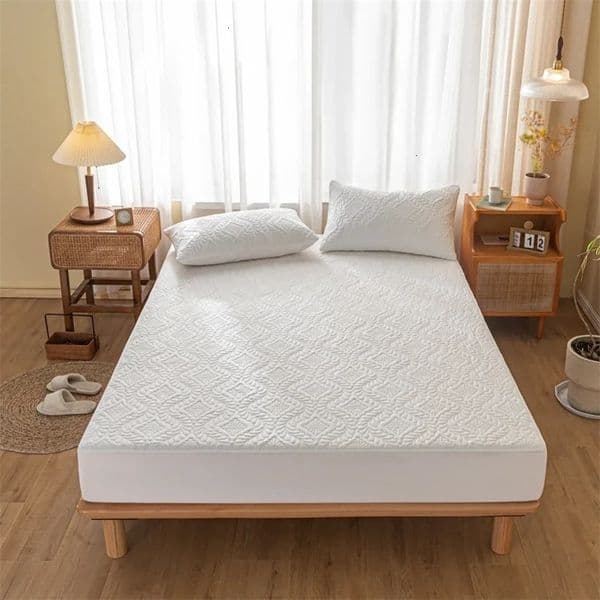 100% Waterproof Mattress Covers Protector Adjustable Bed Fitted Sheets With Elastic Band Single Double King Size Queen King XYJ 250322
