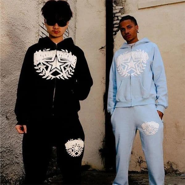 Y2K baggy Harajuku casual letter print hoodie mens personalized street zipper cardigan womens fashion sweatshirts vintage 240627