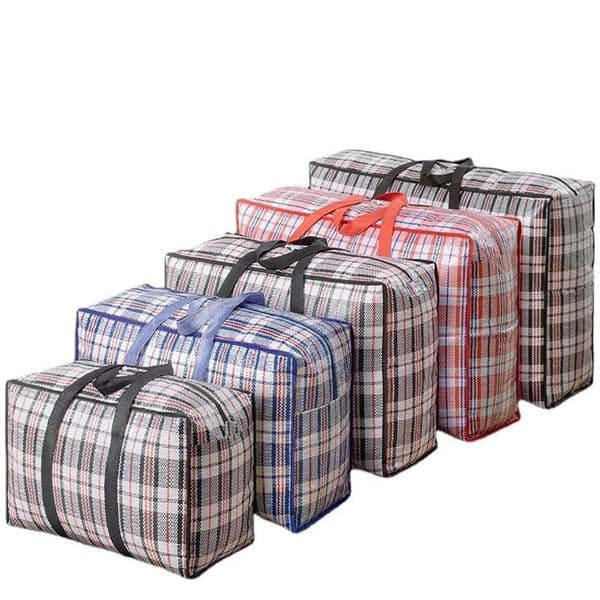 Other Housekeeping Organization Large Capacity Woven Bag Multifunctional Luggage Packing Cotton Quilt Clothing Organizer Dustproof Dormitory Moving 231018