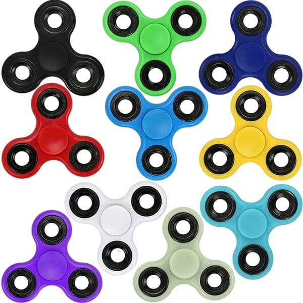 ABS Fidget Spinner EDC Spinner For Autism ADHD Anti Stress Tri-Spinner High Quality Adult Kids Funny Toys 250610