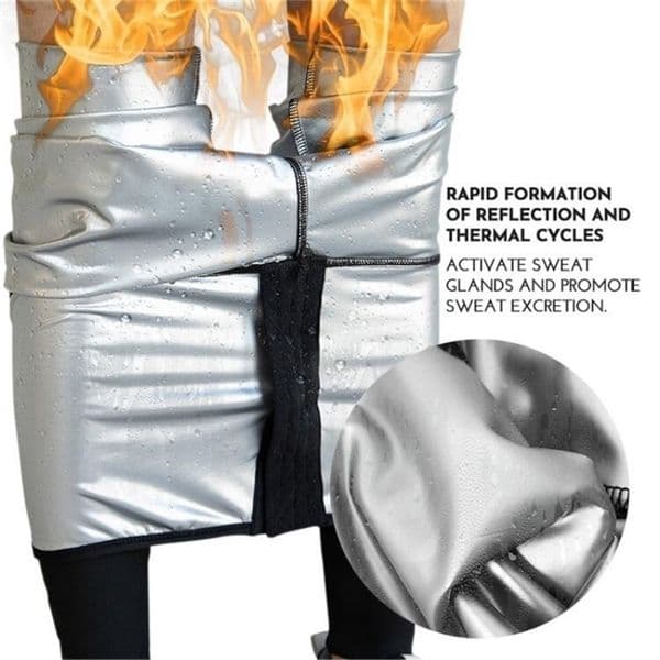 Womens Shapers Women Abdomen Control HipLifting Sweat Sauna Pants High Waist Burning Fat Fitness Breasted NinePoint Pants 220929wtt