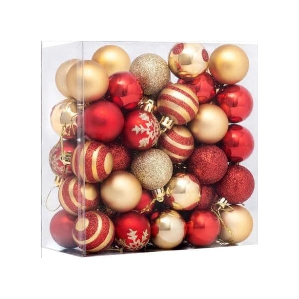 New Christmas Decorations Christmas Tree Pendant 4cm Christmas Ball 70 Christmas Decorative Plastic Balls Hanging Ornaments