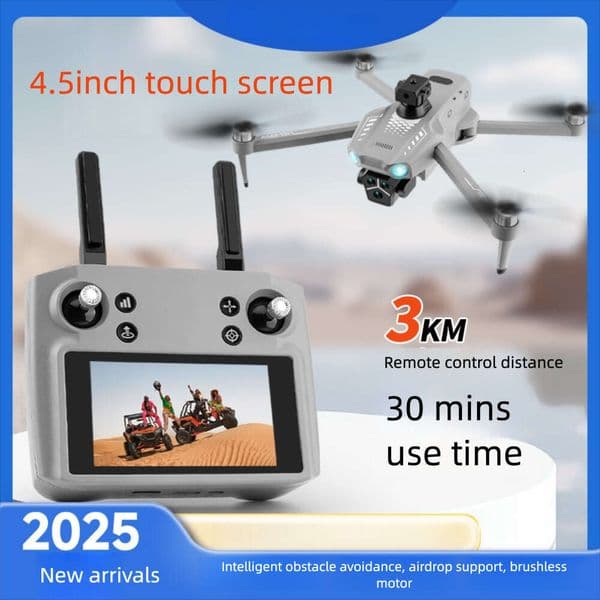 T01 Brushless GPS Return With 4.5Inch Touchscreen Foldable Aerial Photography Drone Obstacle Avoidance Remote Control Aircraft drones