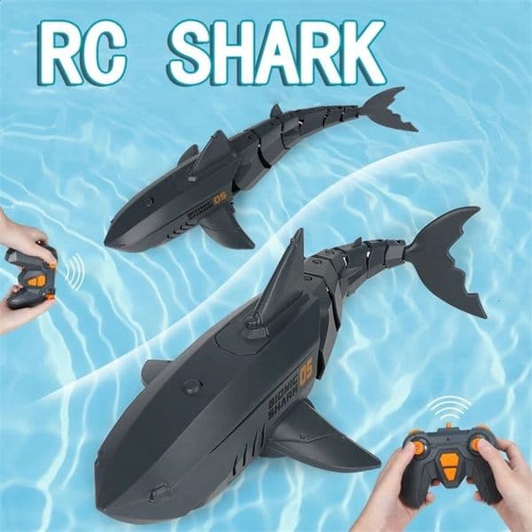 2026 New Whale Childrens Snake Remote Control Shark Electric Toy RC Animal Robot Boy Pool Swimming Cart 240716Bj Toys