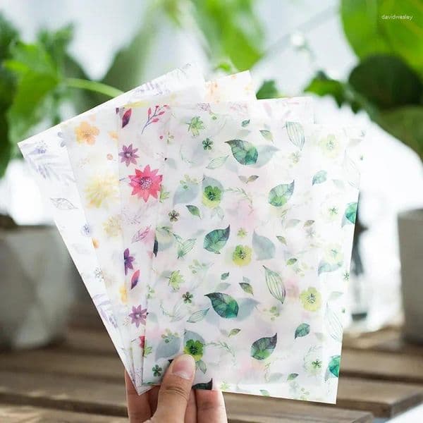 Gift Wrap 6pcs Allow Your Four Seasons Sulfuric Acid Paper Envelope Storage A Set Of 8 Into (four Different)