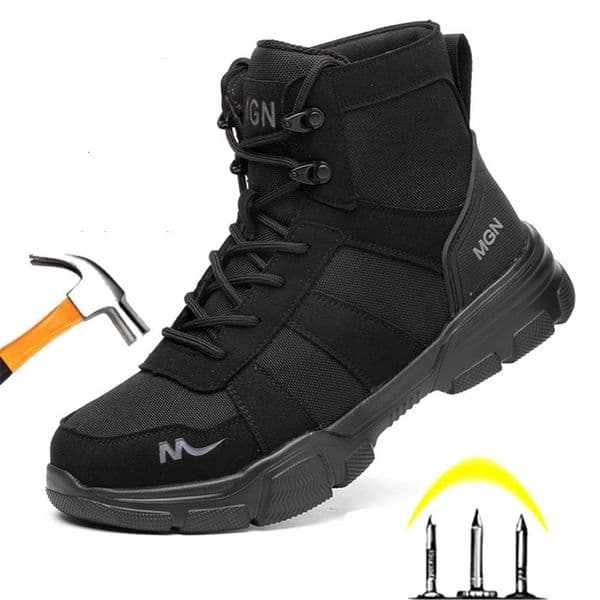 Winter Work Protective Shoes Mens Safety Comfortable Antismashing Stab Sports Steel Toe Boots 241118
