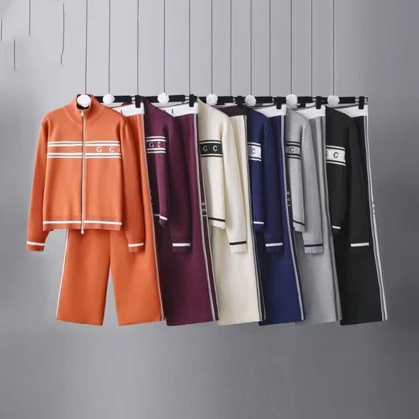 Women's Two Piece Pants 2 Set Autumn Women Crop Top Shirt Wide Leg Pant Fashion Solid Simple Leisure Time Party Suit 888