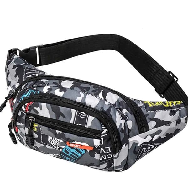 Women Men Breast Package Waterproof Outdoor Sports Bag Canvas Pouch Waist Bag Fanny Pouch Crossbody Male Banana Bag 250911BJ
