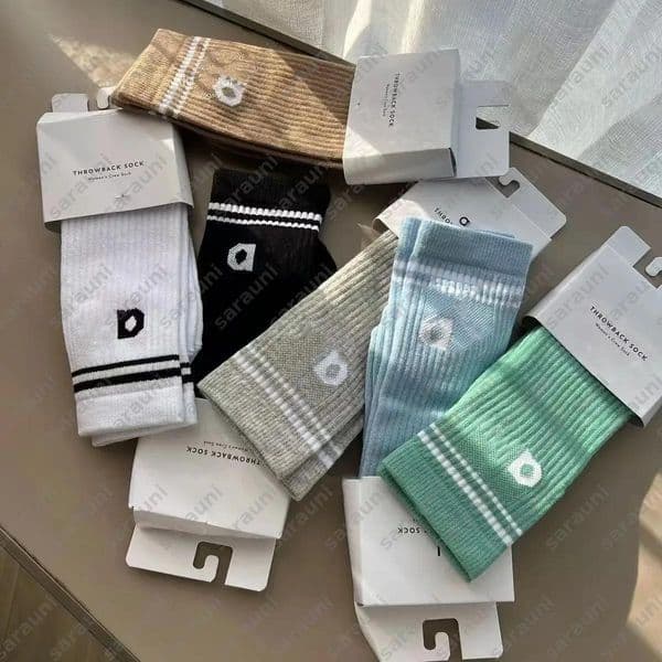 5Pairs Mens Socks Fashion Chaussette Women Men Classic Cotton High Tube Socks Solid Color Black White Grey Jogging Basketball Football Sports Socks Z260420