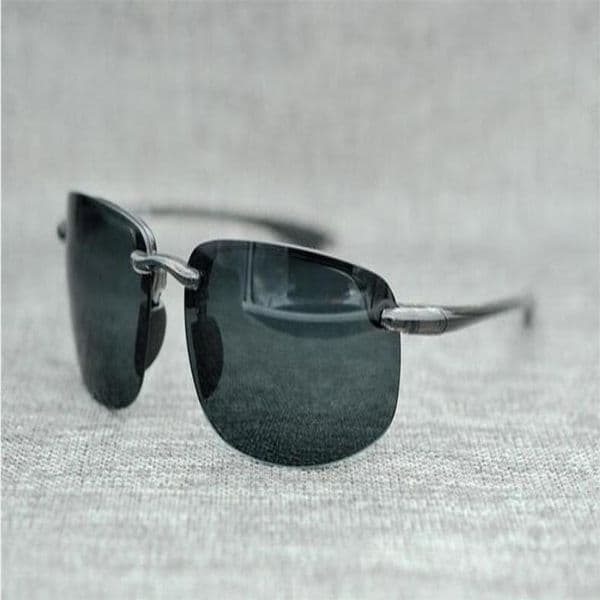 Brand Designer Mcy Jim 407 sunglasses High Quality Polarized Rimless lens men women driving Sunglasses with case8586319293e