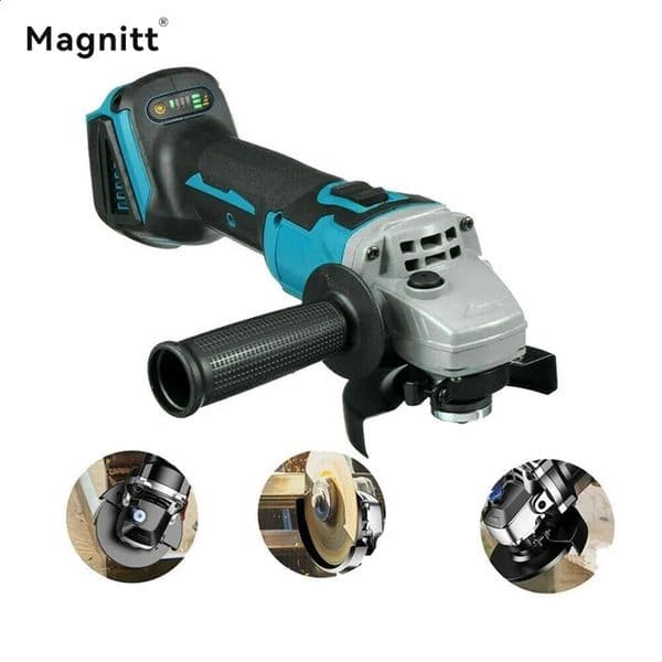 Magnitt 100125mm brushless electric angle grinder DIY cutting machine polishing household power tool 18V battery 240913