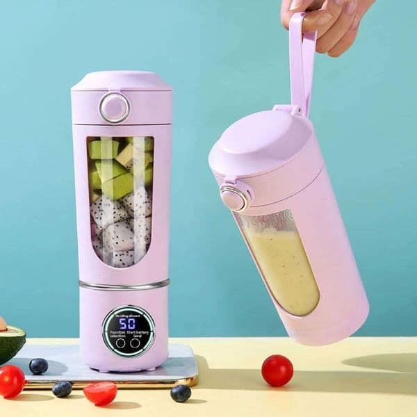 700Ml Portable Powerful Cordless Mini Smoothie Blender With 12 Sharp Blade For Protein Shakes Fruit