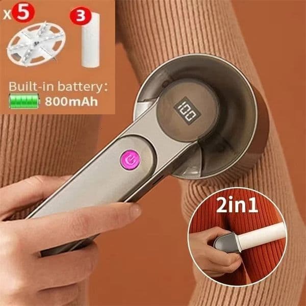 Electric Lint Remover for Clothing Fuzz Pellet Remover Machine Electric Lint Remover Portable Charge Removes Clothes Shaver 250226