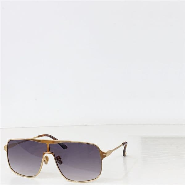 New fashion design shield pilot sunglasses 1173 metal frame simple and popular style versatile outdoor uv400 protective glasses