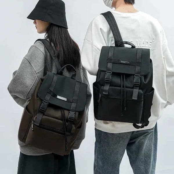 Men Women Large Capacity Travel Backpack Laptop Bag Casual Trip Backbag MultiPocket Patchwork Nylon School Backpack for Student L250929