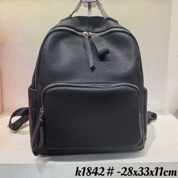Women's Backpack With Cartoon Print, Casual Travel PU Leather Soft Double Shoulder Bag, New Style B5