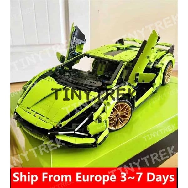 3696PCS Technical Lambo Building Blocks Car Model Compatible 42115 SIAN Roadster Bricks Boys Toys Gifts W250605 M260309