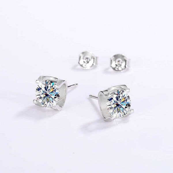 Bull Head Moissanite Earrings For Women Designer Solid 925 Sterling Silver Diamond Earrings Men Designer Jewelry Valentines Day gift