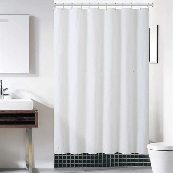 180230cm Shower Curtains Waterproof Heavy Duty Thick Fabric Bath Curtain for el Bathroom Bathtub Solid White Private Cover 250214