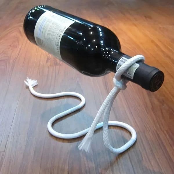 Creative Wine Bottle Rack Personality Rope Whisky Holder Serpentine Snake Suspension Chain Home Table Decoration Display Gifts 250102BJ