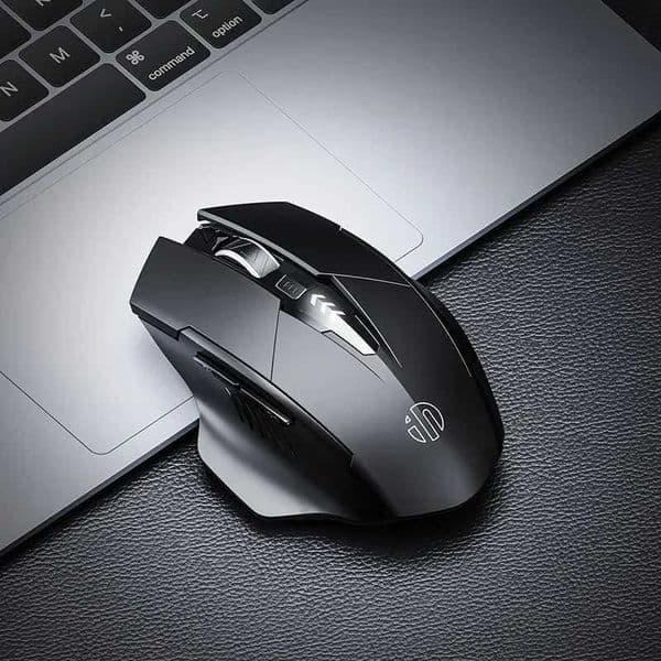 INPHIC F1 2.4G Wireless Mouse 500mAh Ergonomic Rechargeable Power Display Office Home Silent Laptop Desktop Computer Universal M250102