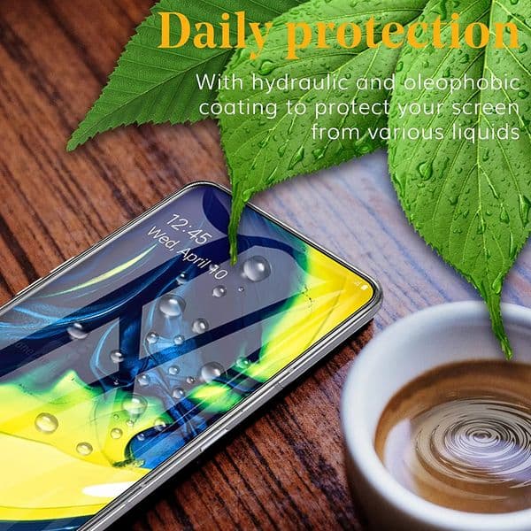 2/4Pcs For Samsung Galaxy A80 Tempered Glass For Samsung 2025 Galaxy A80 Screen Protector Glass Film