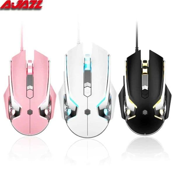 AJAZZ AJ120 Gaming Mouse 8000DPI 6 Button USB Sensor Wired Computer Mouse for PC Laptop Optical Mouse M250102