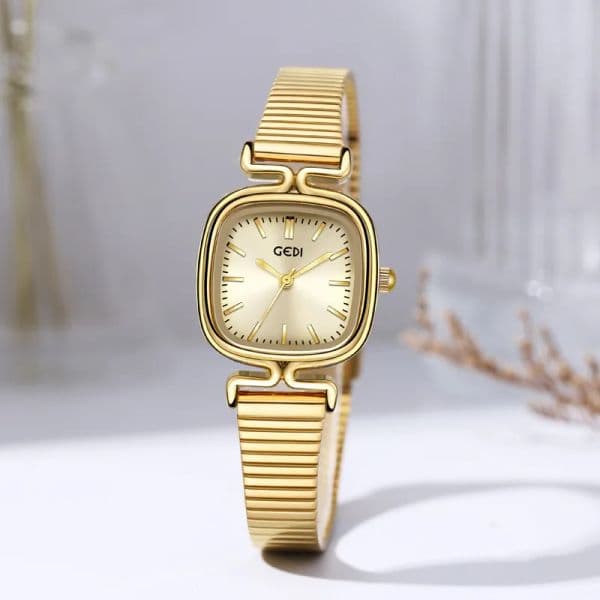 Other Clocks Womens luxury simple exquisite alloy superior sense waterproof quartz watch montre de luxe gifts A13